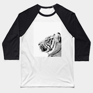 Minimal Tiger print Baseball T-Shirt